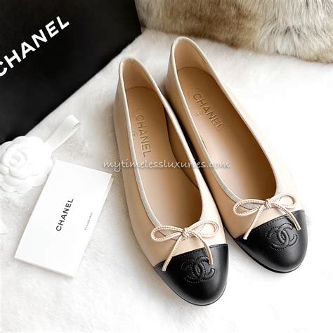 chanel ballerina shoes|Chanel ballerina flat shoes size.